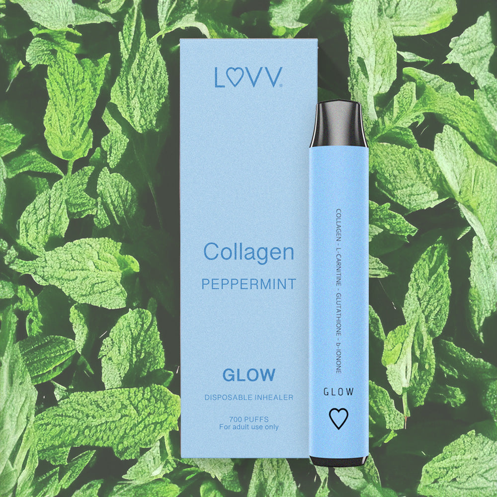 GLOW - Peppermint Flavored Collagen Cassia | Vitamin Inhaler - Medaid - Lebanon