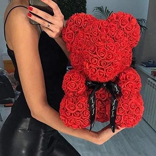 25cm Love Rose Bear - Medaid International