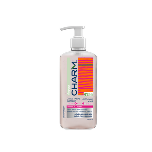 Charm Face Wash With Vitamin E For Dry Skin 200ml - Medaid - Lebanon