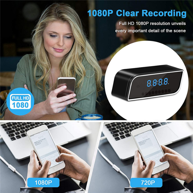 Hidden Camera Clock