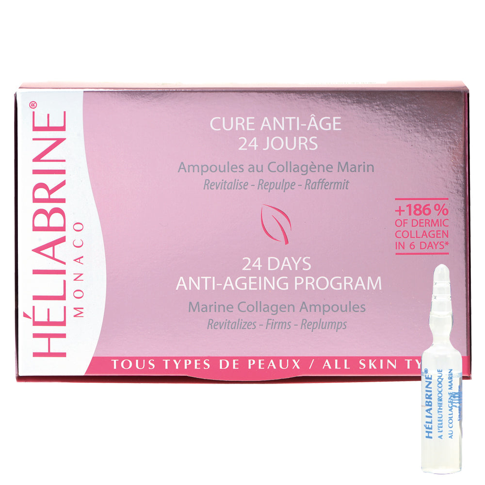 Heliabrine Marine Collagen Ampoules 24 X 1ML - Medaid - Lebanon