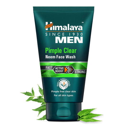 Himalaya Herbals Mens Pimple Clear Neem Face Wash 100ml - Medaid