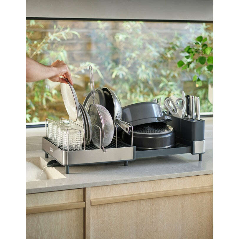 Extend‚Ñ¢ Max Stainless-steel Expandable Dish Drainer - Medaid International