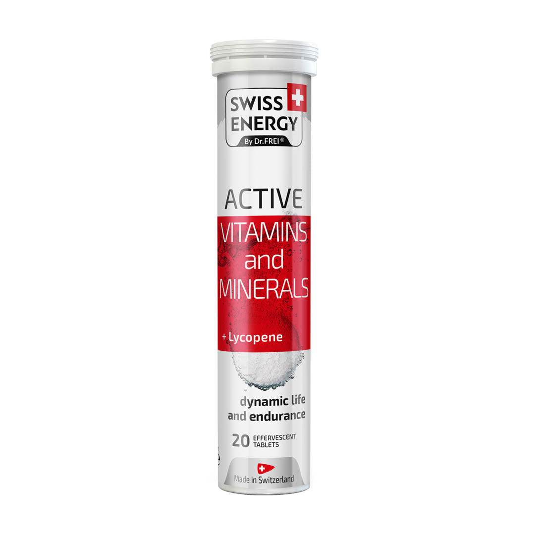 Swiss Energy Vitamins and minerals + Lycopene 20 Effervescent tablets - Medaid International