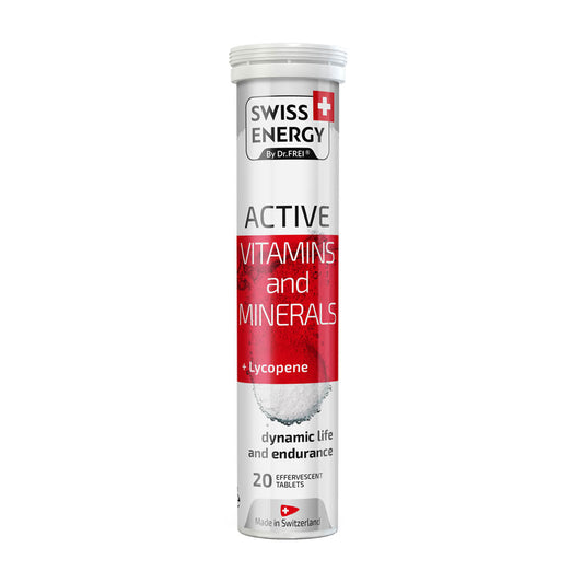 Swiss Energy Vitamins and minerals + Lycopene 20 Effervescent tablets - Medaid International