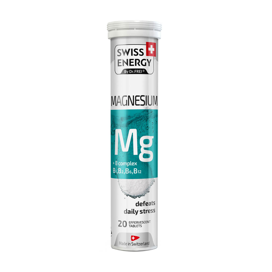 Swiss Energy Magnesium + B Complex 20 Tablets - Medaid