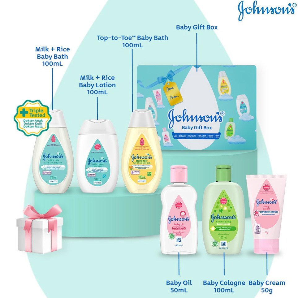 Johnson's Baby Gift Set (Baby Gift Box) 6PC - Medaid International