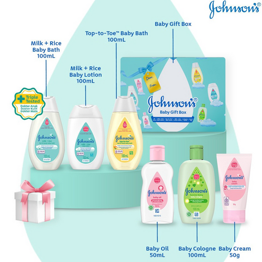 Johnson's Baby Gift Set (Baby Gift Box) 6PC - Medaid International