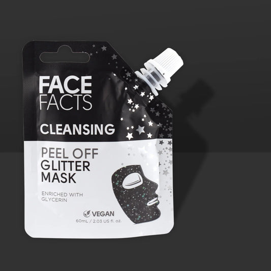 Face Facts Black Cleansing Peel-Off Glitter Mask - 60ml - Medaid