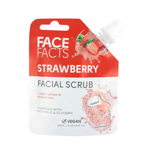 Face Facts Strawberry Facial Scrub - 60ml - Medaid