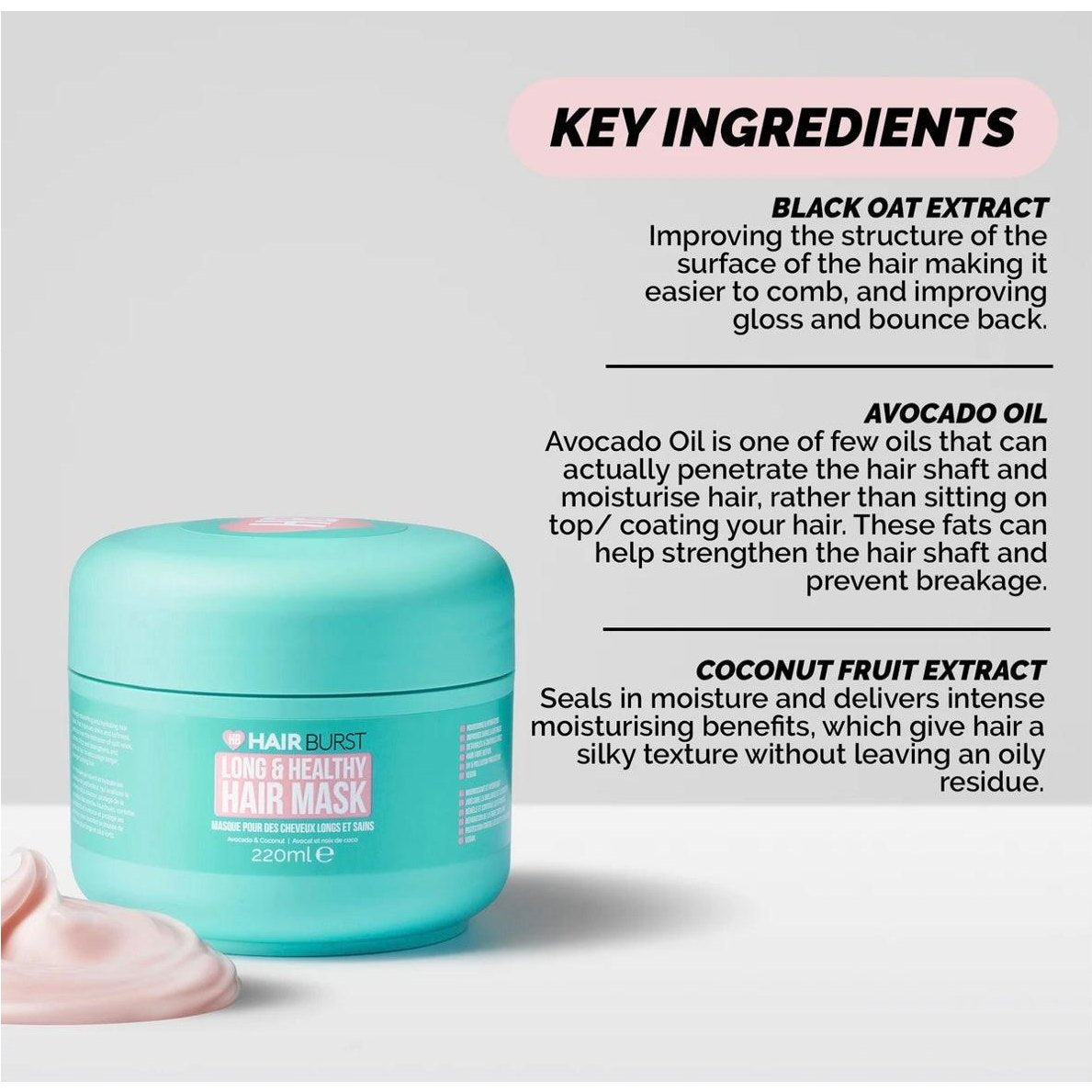 Hairburst Long And Healthy Hair Mask - Medaid International