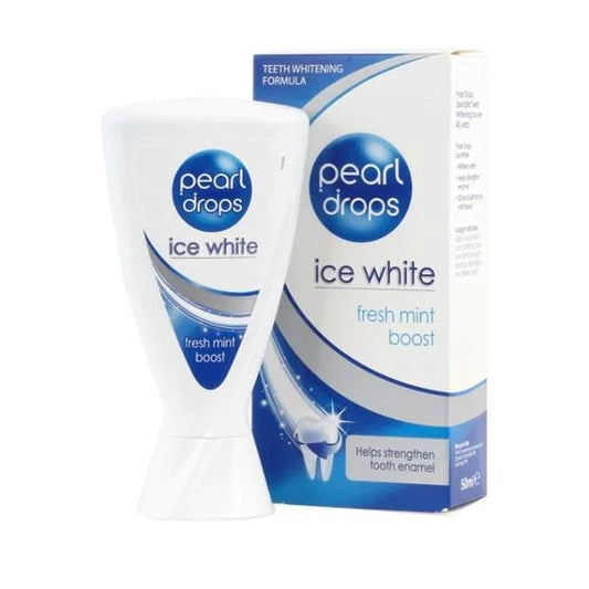 PEARL DROPS TOOTH POLISH ICE WHITE 50 ML BASIC - Medaid