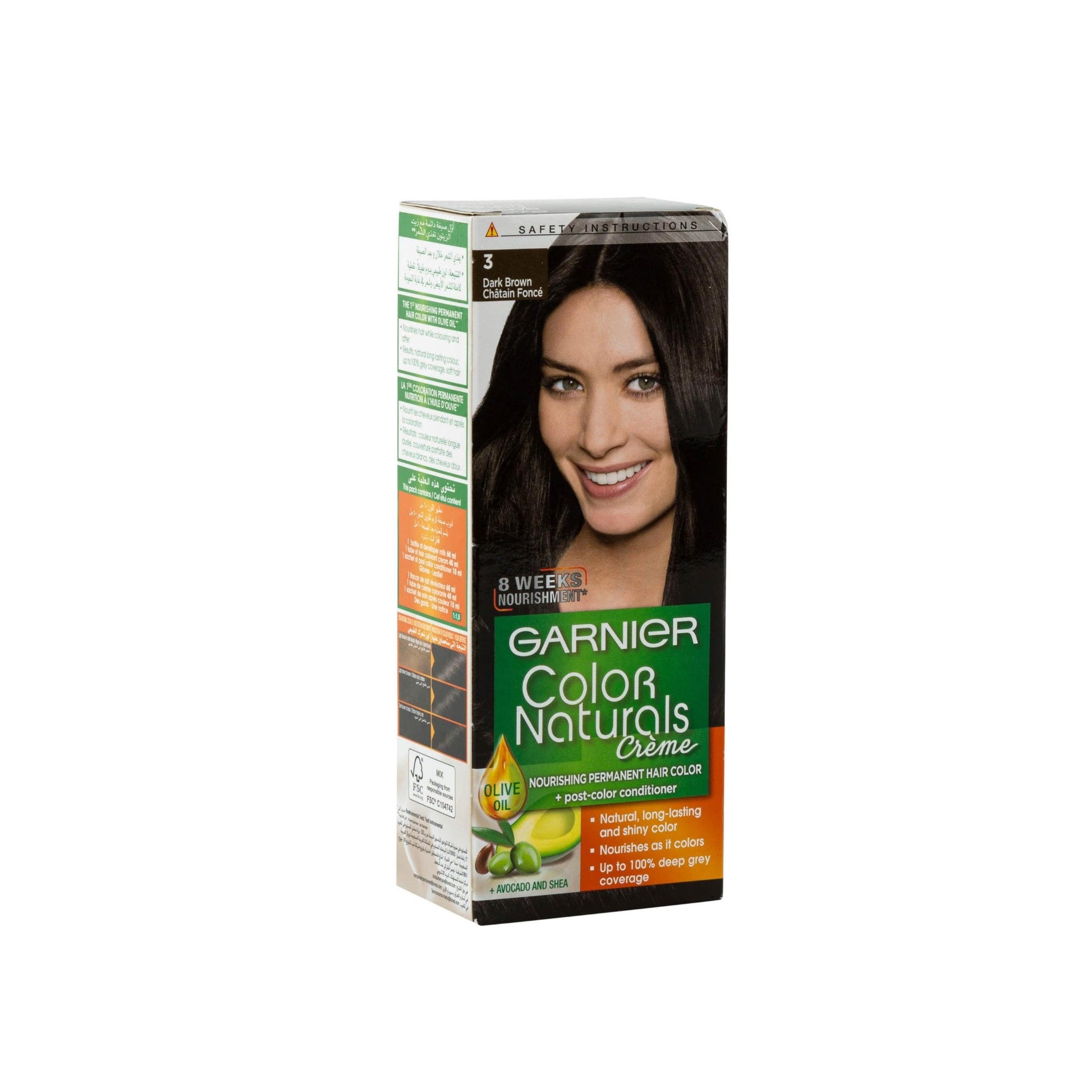 Garnier Natural Colors 3 Dark Brown - Medaid