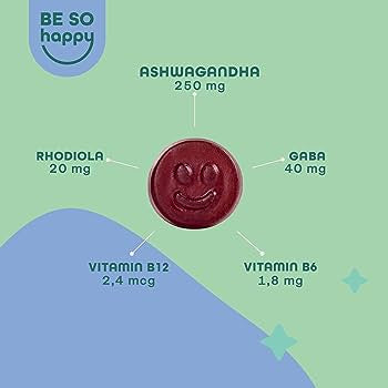 Ashwagandha Gummies 250mg | 60 Gummies| For stress & mental wellness | with Gaba, Rhodiola, & Vitamins B6 & B12 | Strawberry flavor | Vegan | Gluten free | lactose free - Medaid - Lebanon