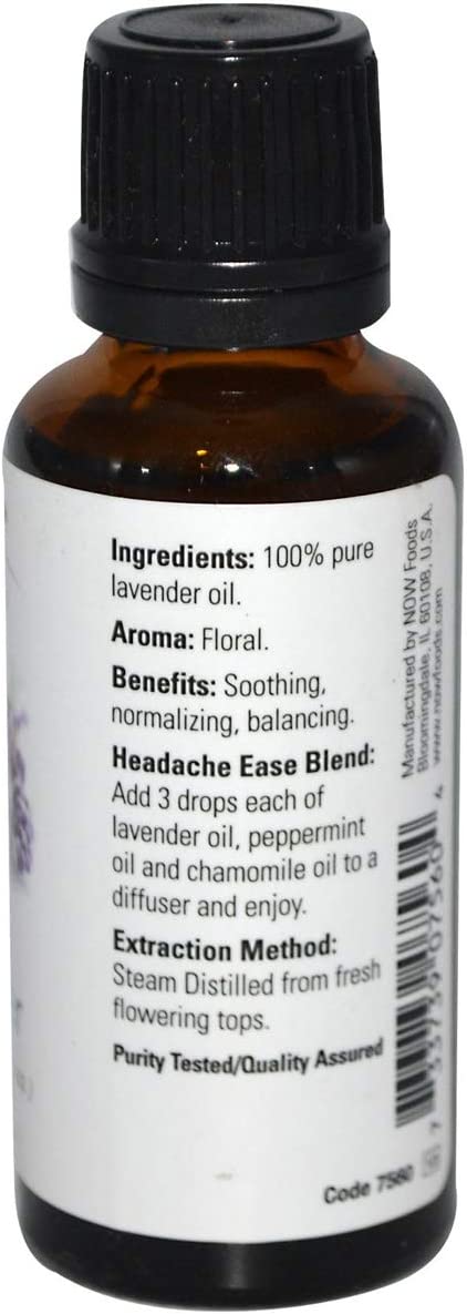 Essential Oils Now, 100% Pure Lavender Oil - Medaid - Lebanon