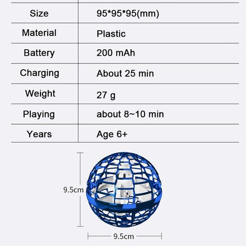 Flying Ball Toys 360¬∞ Rotating Mini UFO - Medaid International