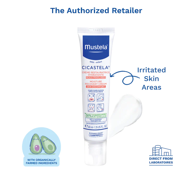 Mustela Cicastela Repairing Cream for Skin Discomfort (babies) - 	40ml - Medaid - Lebanon