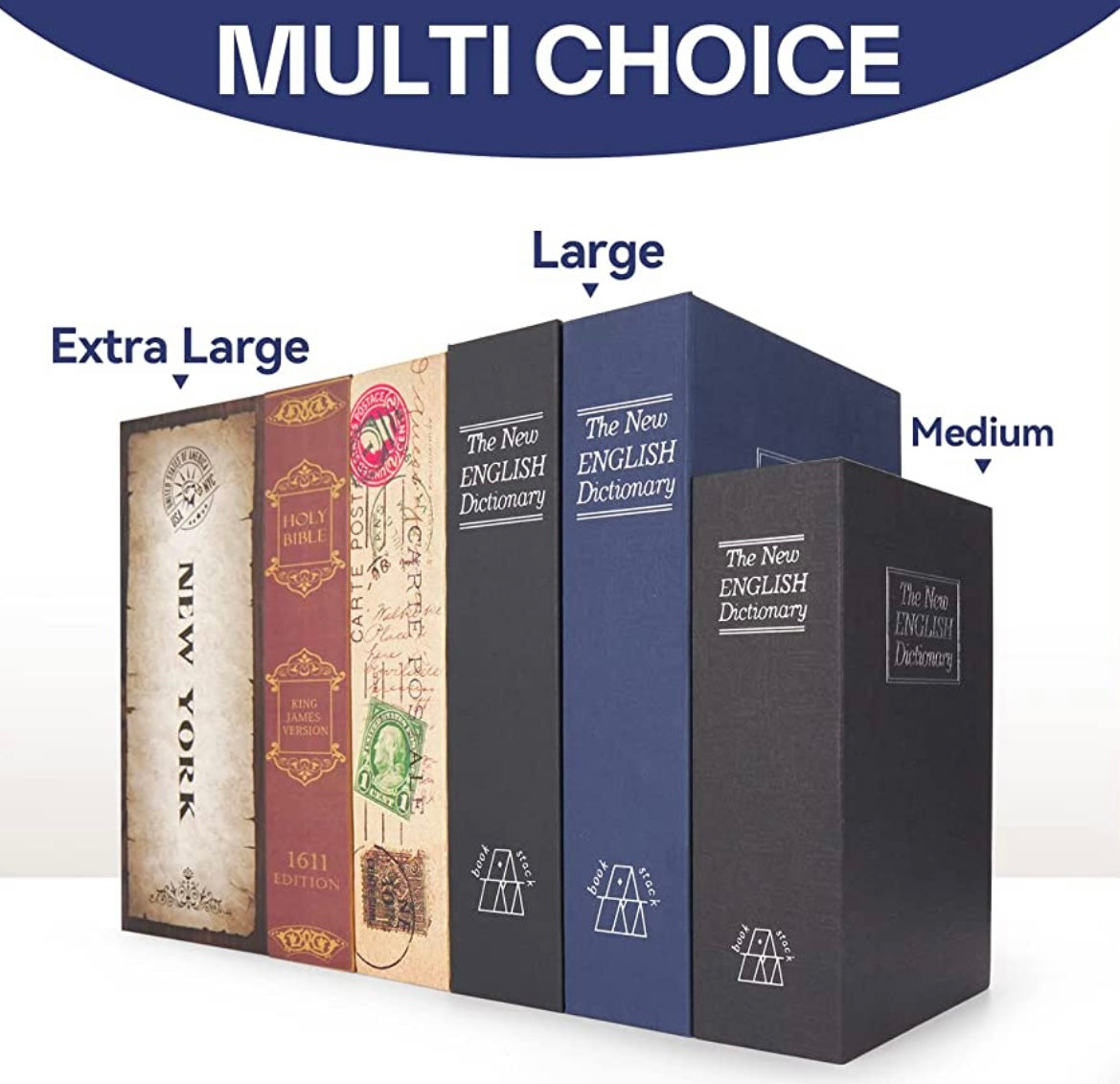 Dictionary Book Hidden Money Box - Medaid International