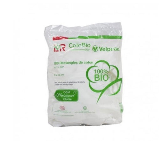 CotoPads Organic Cotton Rectangles 180 - Medaid International