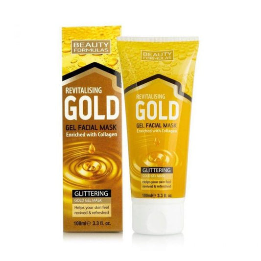 Beauty Formulas Revitalising Gold Gel Facial Mask - Medaid