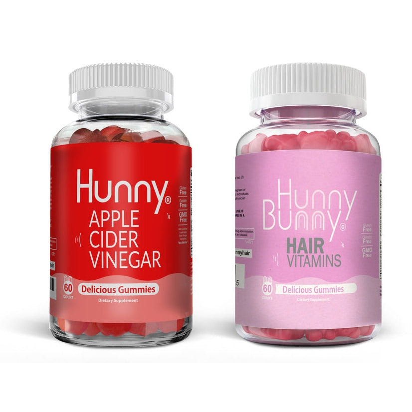 Hunny Bunny Hair and Hunny ACV gummies ( Hair/Fit pack) - Medaid