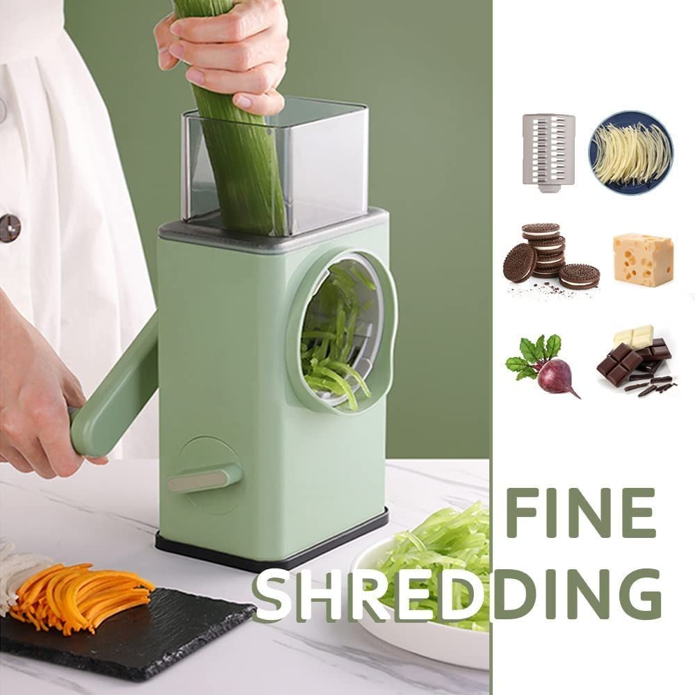 Multifunctional Rotary Vegetable Cutter 3 In 1 Shredder , slicer and grinder - Medaid International