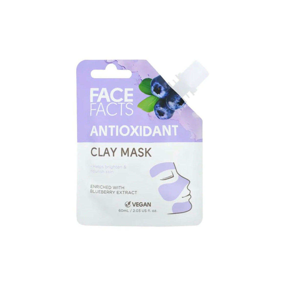 Face Facts Antioxidant Clay Mask - 60ml - Medaid
