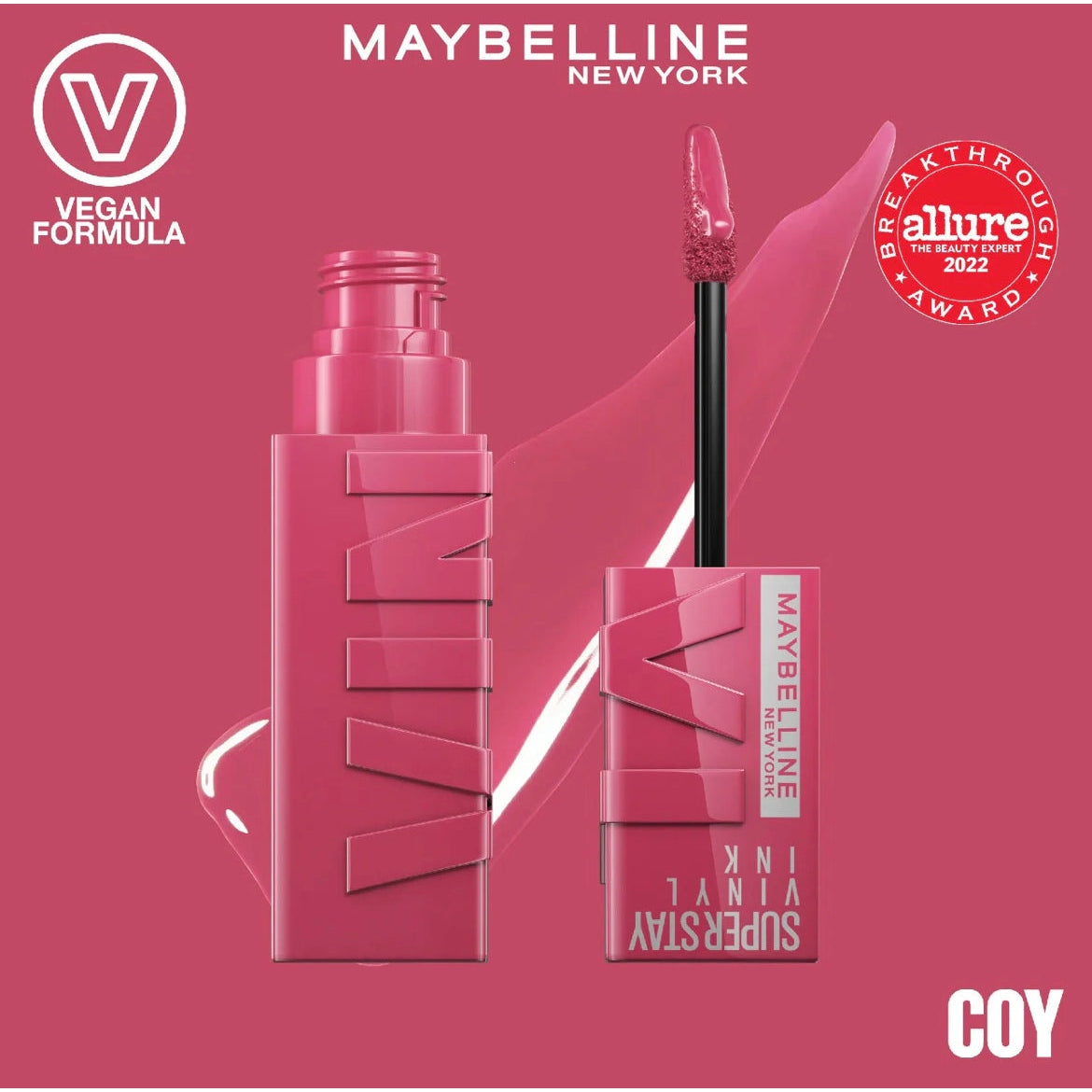Maybelline Super Stay Vinyl Ink long lasting Liquid Lipcolor - lipstick - Medaid