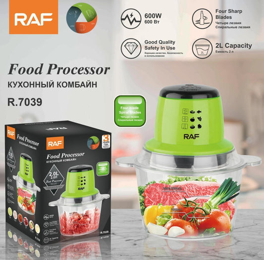 RAF 2L Electric Food Processor Meat Grinder R7039 - Medaid International