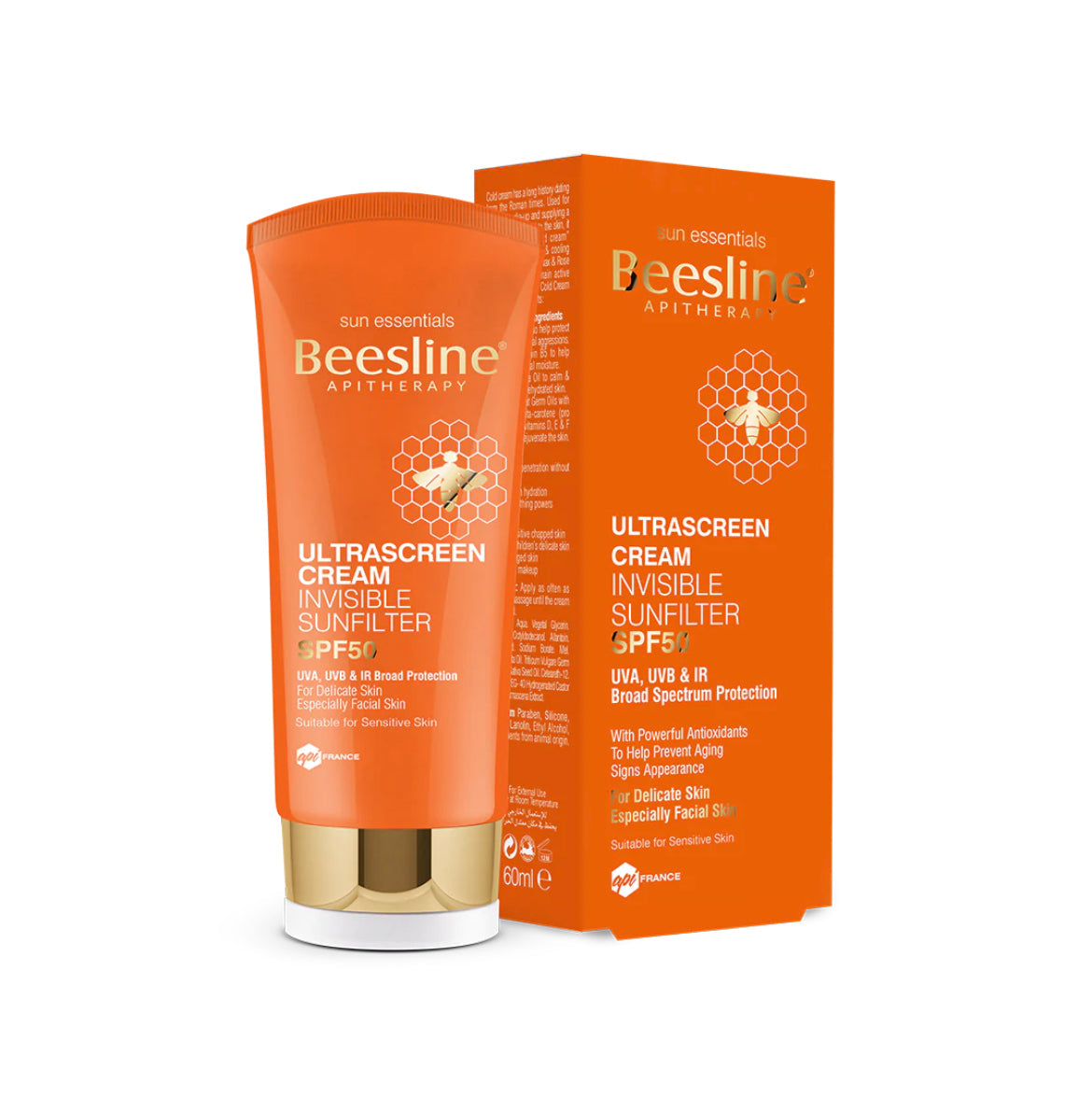 Beesline Ultrascreen Cream Invisible Sunfilter SPF50 - Medaid