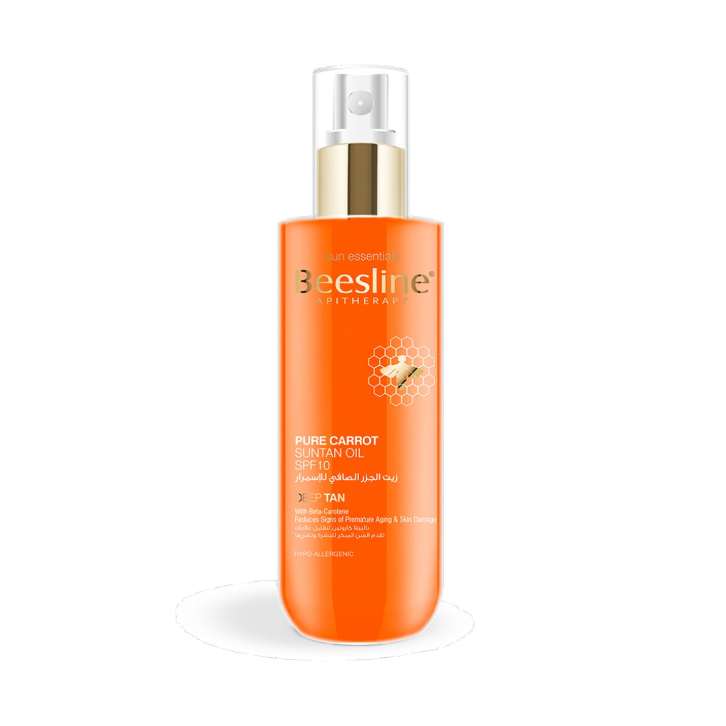 Pure Carrot Suntan Oil SPF 10 - Medaid