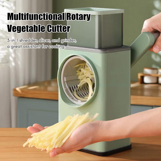 Multifunctional Rotary Vegetable Cutter 3 In 1 Shredder , slicer and grinder - Medaid International