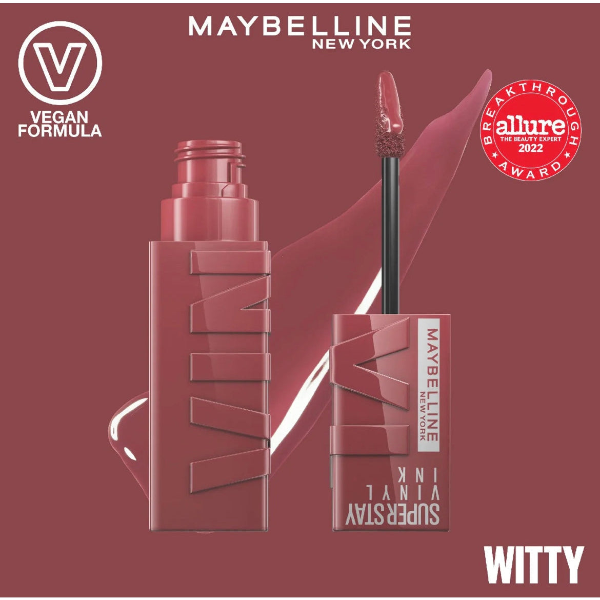 Maybelline Super Stay Vinyl Ink long lasting Liquid Lipcolor - lipstick - Medaid