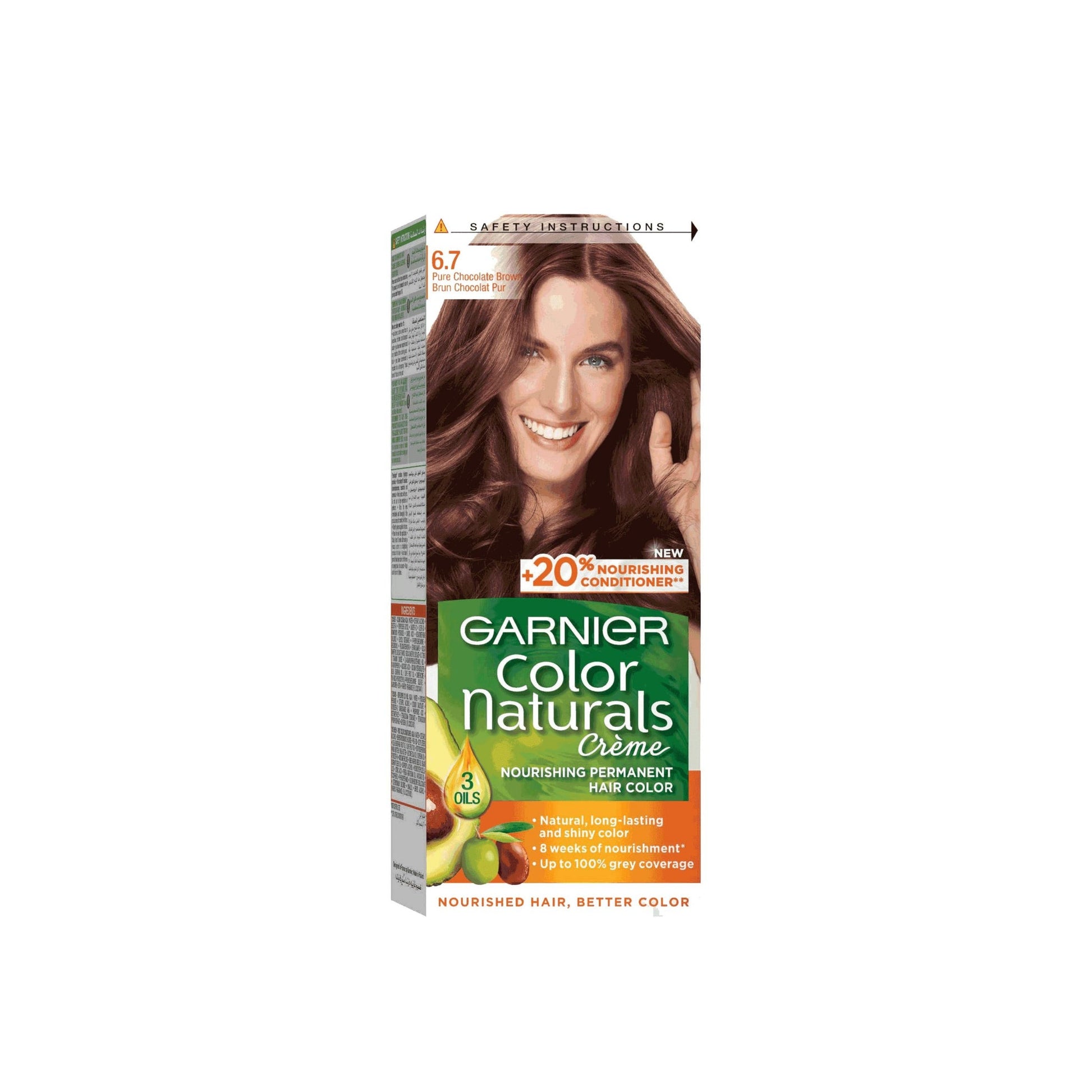 Garnier Natural Colors 6.7 Pure Chocolate Brown - Medaid