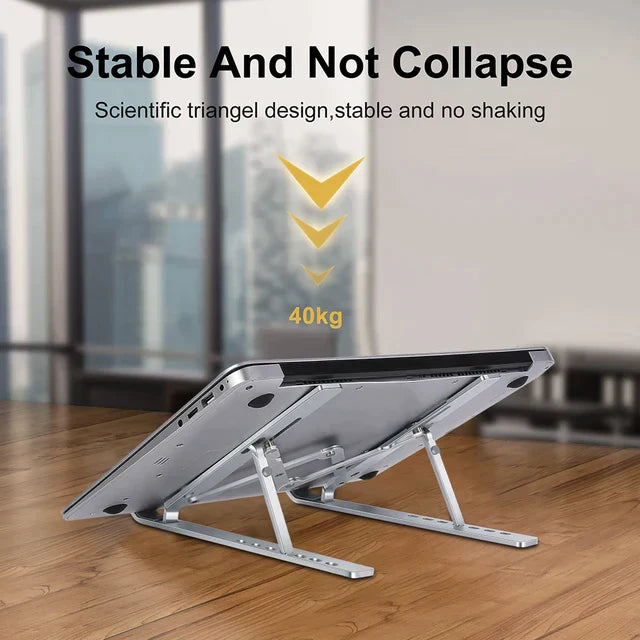 Great Quality Aluminum Adjustable Portable Laptop Stand - Medaid International