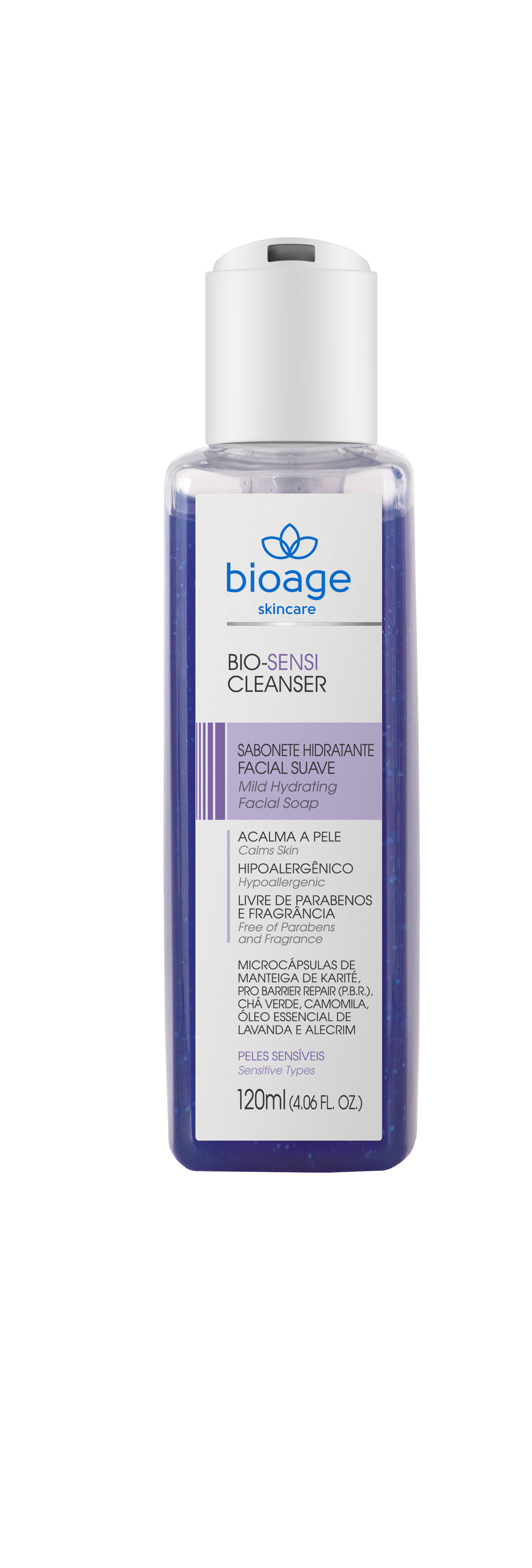 Bioage Cleanser for Sensitive Skin - Bio-Sensi Mild Hydrating Facial Soap - Medaid - Lebanon