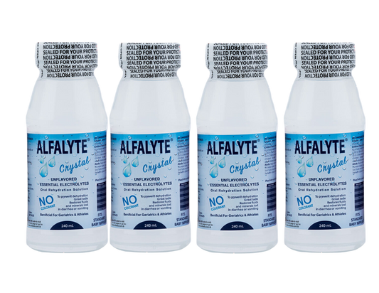 Alfalyte 4-Pack Oral Rehydration Solution - Crystal (Unflavored) - - Medaid - Lebanon