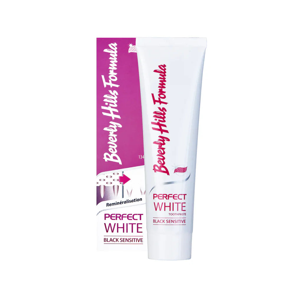 Perfect White Black Sensitive Teeth Whitening Toothpaste 100mls - Medaid