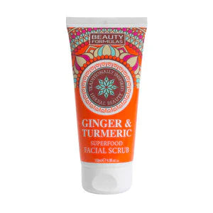 Beauty Formulas Ginger & Turmeric Facial Scrub 150ml - Medaid