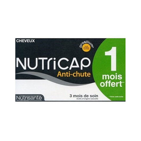 Nutricap kératine Anti-hair loss 3 month program - Medaid International