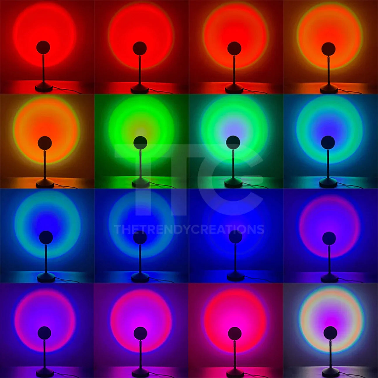 Rgb Sunset Lamp With Remote Control - Medaid International