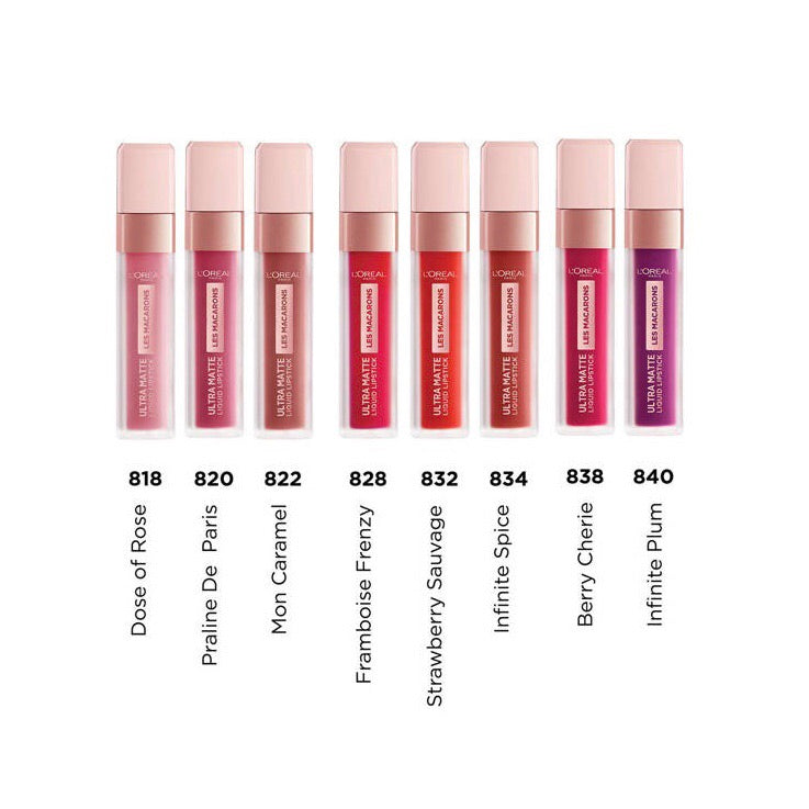 L'oreal pro-matte les macarons scented liquid lipstick - Medaid International
