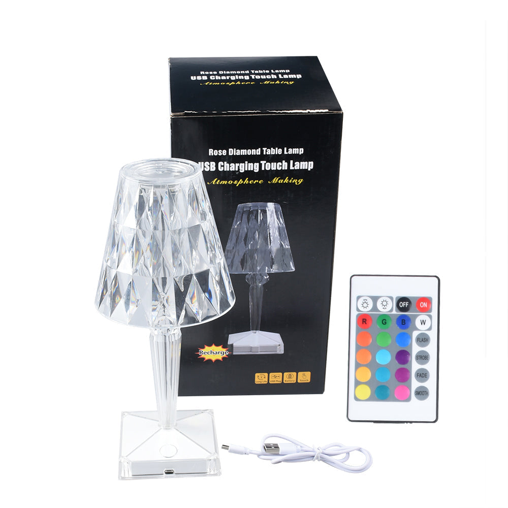 LED Diamond Crystal Magic Lamp Projection Night Lights Touch Control - Medaid International
