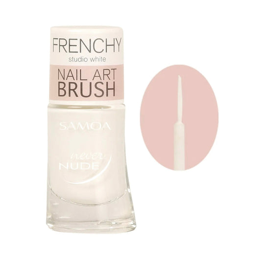 Samoa Frenchy Studio White - Nail Art Brush Nail Polish - Medaid - Lebanon