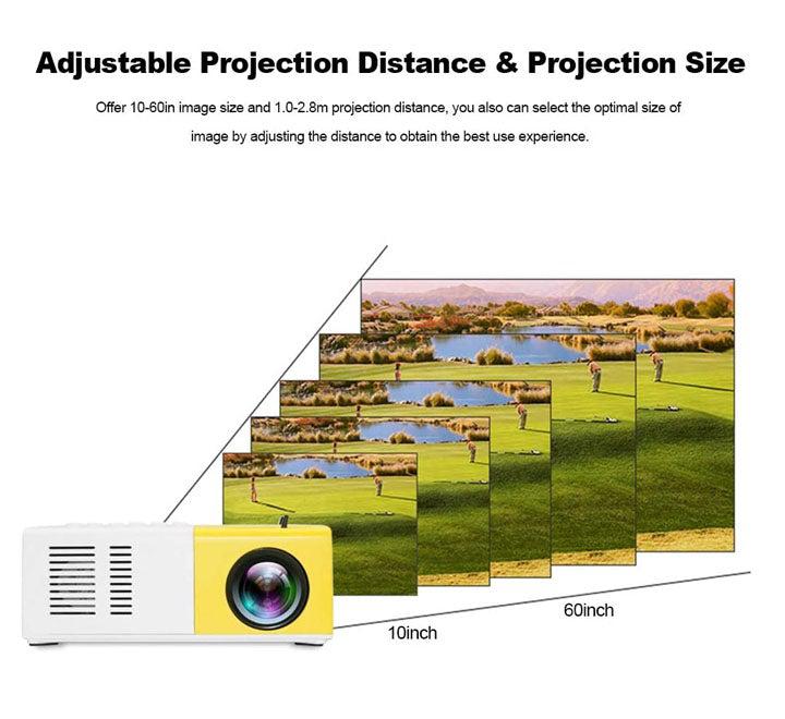 Mini LED Projector Multimedia Home Theater - Medaid International