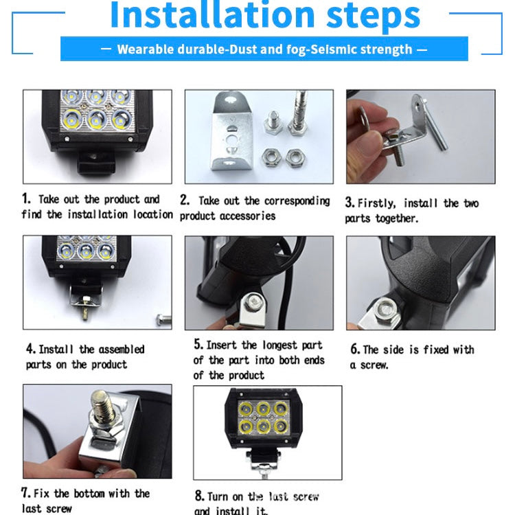84W Led Police Flash Light 24V With 3 Colors - Medaid International
