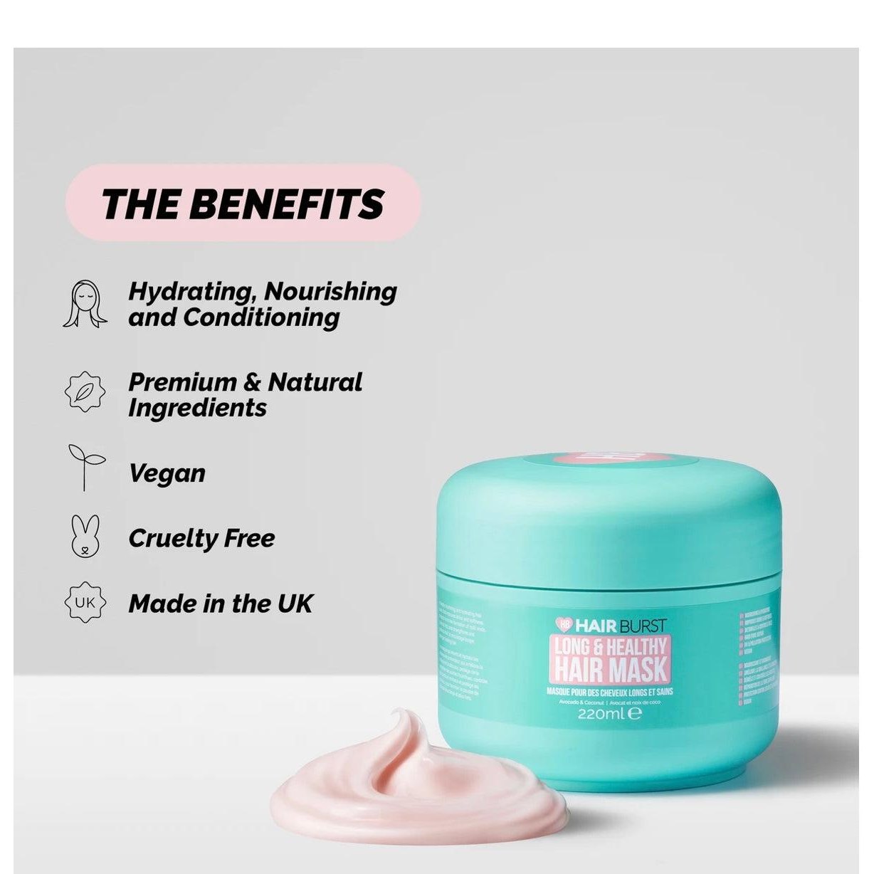 Hairburst Long And Healthy Hair Mask - Medaid International