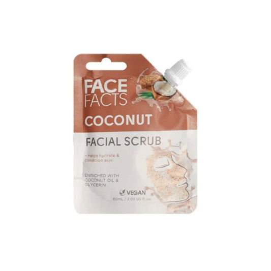 Face Facts Coconut Facial Scrub - 60ml - Medaid