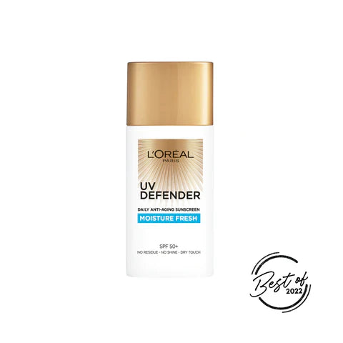 L’Oréal Paris UV Defender Sunscreen SPF50+/PA++++ - Moisture Fresh - Medaid