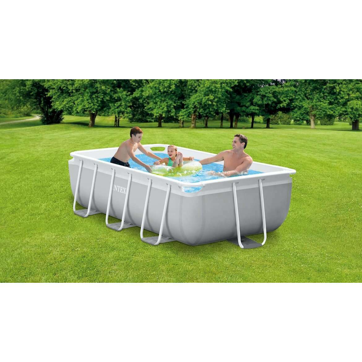 Prism Frame Rectr Pool Set 4.88 X 2.44 X 1.07M - Medaid International